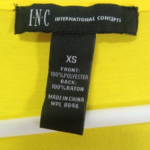 INC International Concepts Sleeveless Top Sunray Hi Low Size Small - Picture 2 of 6